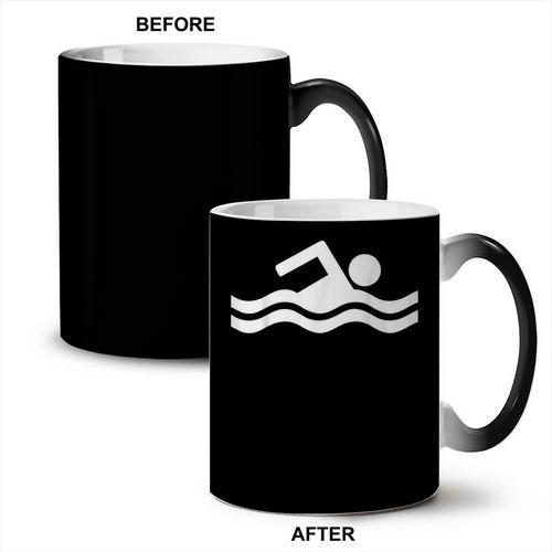 Swimming Symbol Coffee Color Changing Mug - SwimGear Co