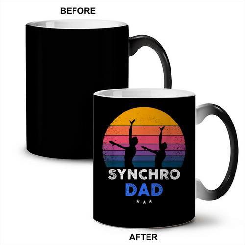 Synchronized Swimming Synchro Dad Coffee Color Changing Mug - SwimGear Co