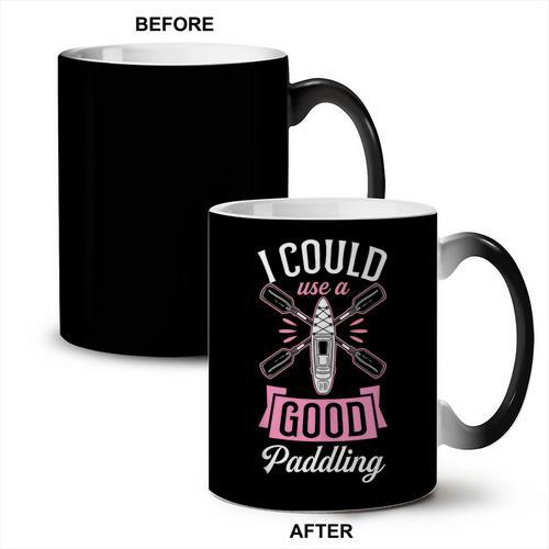 I Could Use A Good Paddling River Lake Canoe Kayak Coffee Color Changing Mug - Paddle Life
