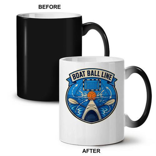 Boat Ball LINE Kayak Polo Canoe Team Raglan Baseball Tee Coffee Color Changing Mug - Paddle Life