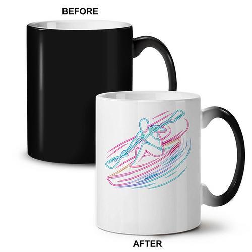 Canoe Canoeing Kayak Paddling Canoeist Coffee Color Changing Mug - Paddle Life
