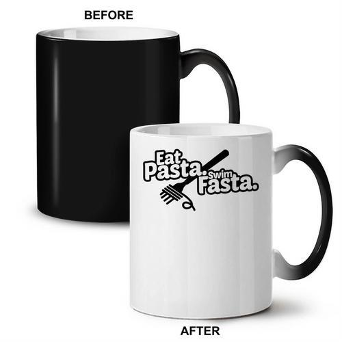 Eat Pasta Swim Fasta Swimmer Tshirt Swimming Coffee Color Changing Mug - SwimGear Co