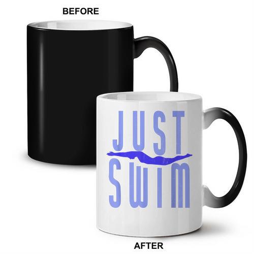 Just Swim Swimmer Swimming Coffee Color Changing Mug - SwimGear Co