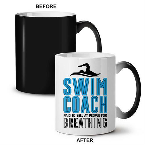 Swim Coach Swimmer Coach Swimming Coach Coffee Color Changing Mug - SwimGear Co