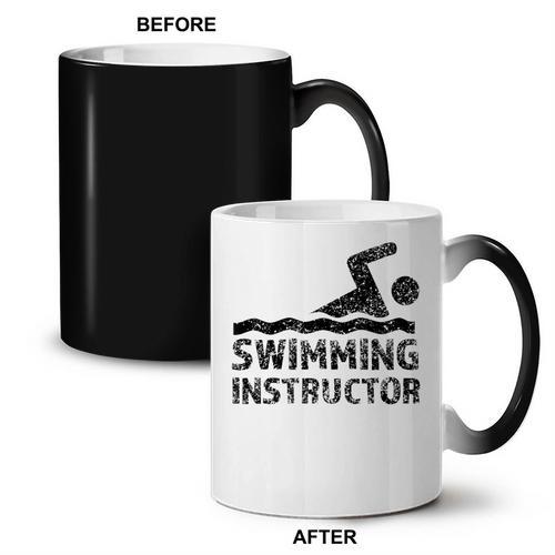 Swimming Instructor Lesson Swim Coach Coffee Color Changing Mug - SwimGear Co