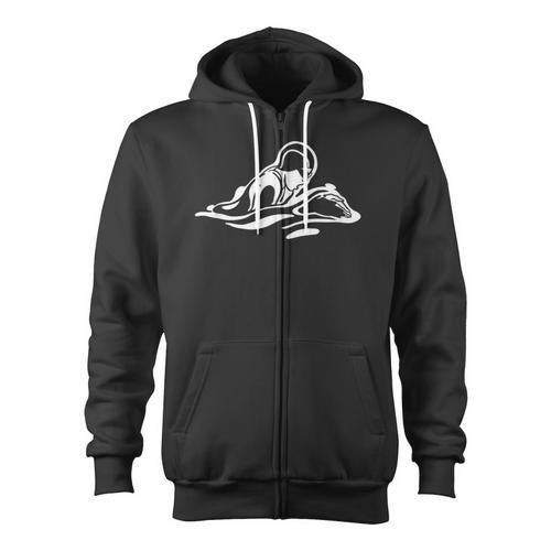 Breaststroke Swimming Stylized Design For Swimmers Zip Up Hoodie - SwimGear Co