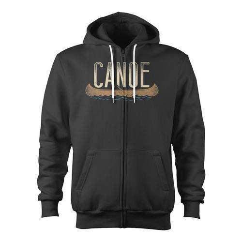 Canoe Canoeing Vintage Canoe Zip Up Hoodie - Paddle Life