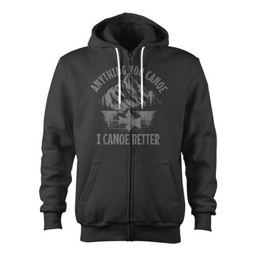 Canoe Canoeing Zip Up Hoodie - Paddle Life