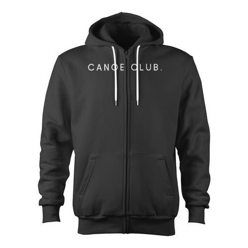 Canoe Club Minimalist Saying Sleeveless Zip Up Hoodie - Paddle Life