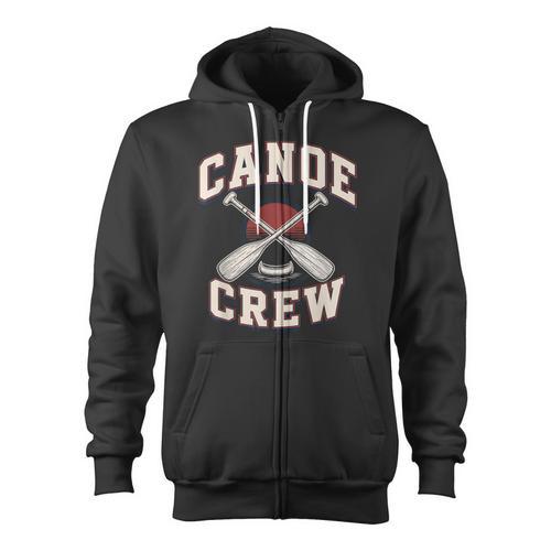 Canoe Crew Paddling Team Retro Graphic Zip Up Hoodie - Paddle Life