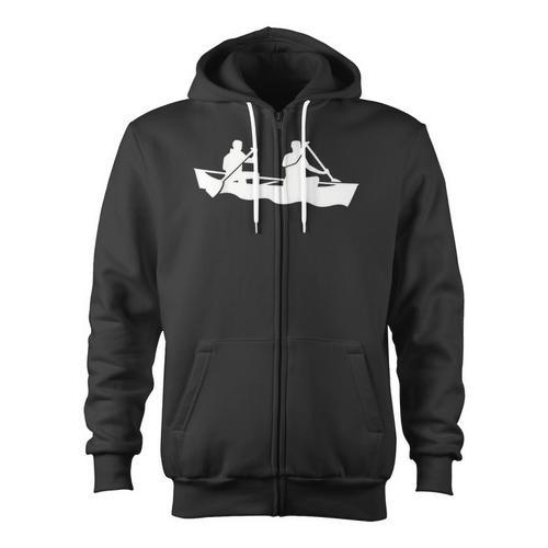 Canoe Paddlers Zip Up Hoodie - Paddle Life