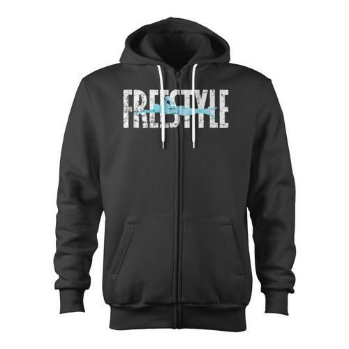 Freestyle Swimming Zip Up Hoodie - SwimGear Co