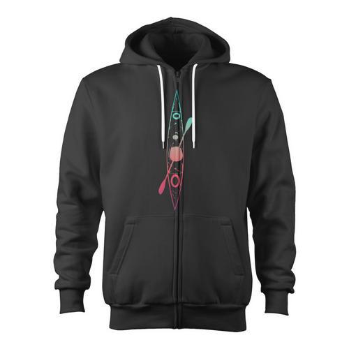 Kayak Lover Kayaking Canoe Paddling Water Sport Cute Kayaker Zip Up Hoodie - Paddle Life