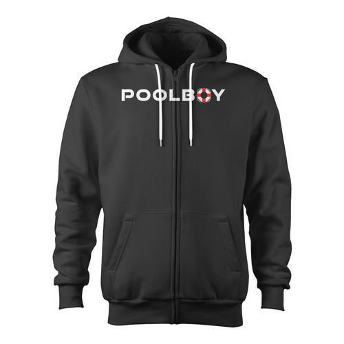 Pool Boy Swimming Pool Lifeguard Zip Up Hoodie - SwimGear Co