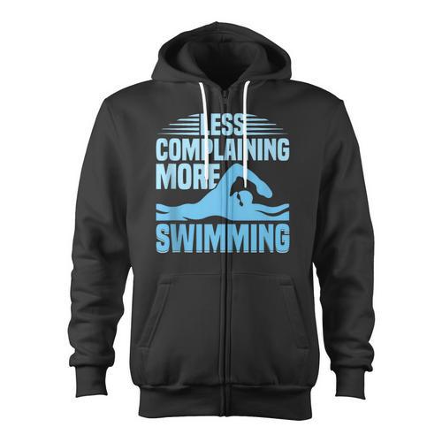 Swim Coach Swim Training Swimming Sport Zip Up Hoodie - SwimGear Co