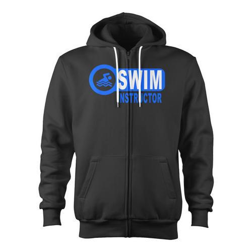Swim Instructor Swimming Teacher Classes Zip Up Hoodie - SwimGear Co