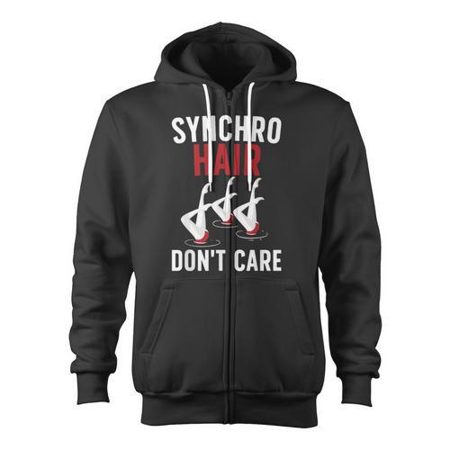 Synchronized Swimming Art For Men Women Synchronized Swim Zip Up Hoodie - SwimGear Co