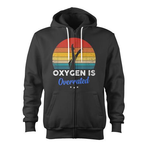 Synchronized Swimming Oxygen Is Overrated Zip Up Hoodie - SwimGear Co