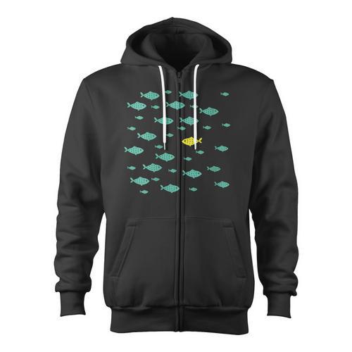 Women's Swimming Against The Current Motivational Inspiration Zip Up Hoodie - SwimGear Co