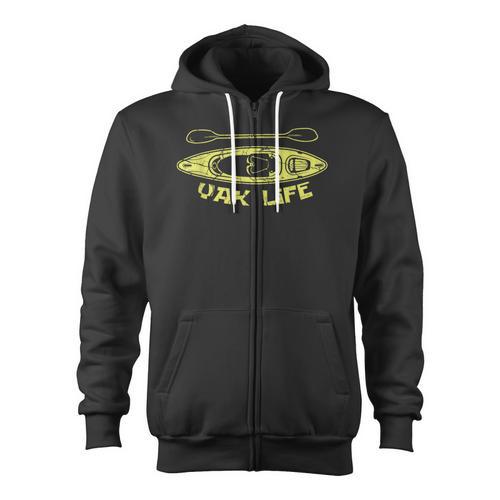 Yak Life Kayaker Or Canoeist Zip Up Hoodie - Paddle Life