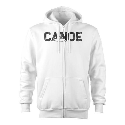 Canoe Canoeing Vintage Canoe Raglan Baseball Tee Zip Up Hoodie - Paddle Life