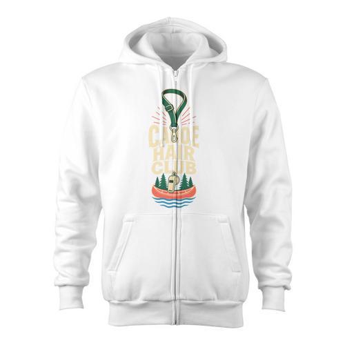 Canoe Hair Club Paddling Retro Comfort Colors Crop Top Zip Up Hoodie - Paddle Life