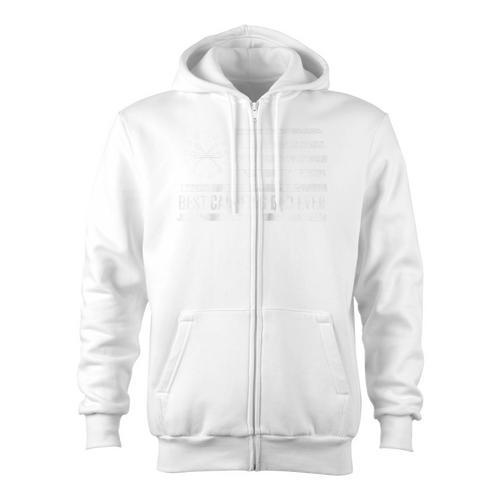 Canoeing Canoe US American Flag Patriotic Retro Raglan Baseball Tee Zip Up Hoodie - Paddle Life