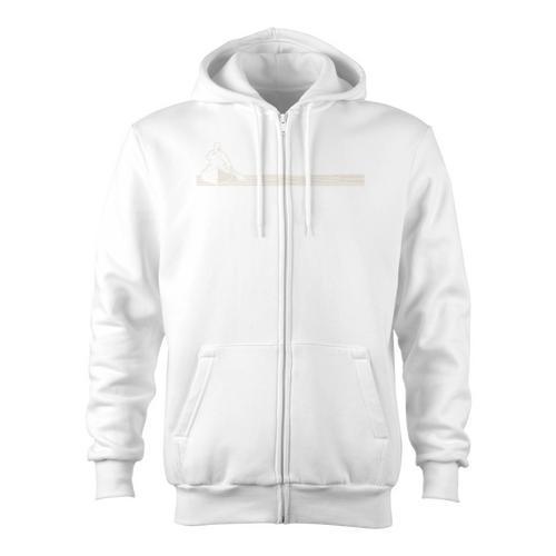 Canoeing Minimal River Lake Canoe Sweatshirt Zip Up Hoodie - Paddle Life