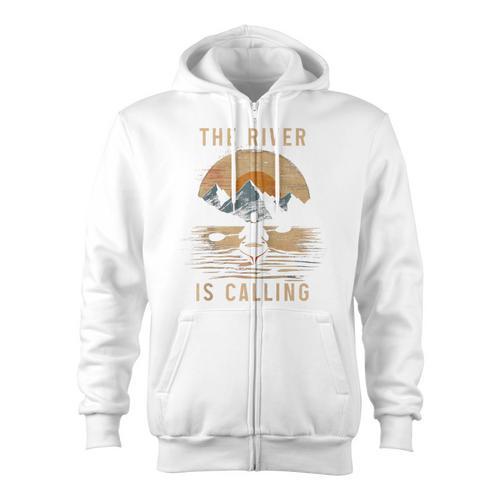 Kayak Kayak Vintage Mountains Canoe Kayak Raglan Baseball Tee Zip Up Hoodie - Paddle Life