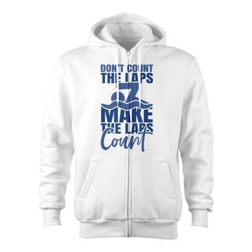 Swimmer Saying Swimming Motivation Professional Swimmer Zip Up Hoodie - SwimGear Co