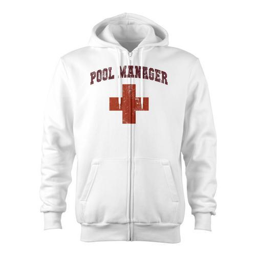 Swimming Pool Manager Beach Vacay Lifeguards Swim Cruise Zip Up Hoodie - SwimGear Co