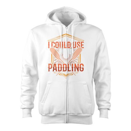 I Could Use A Good Paddling Canoe Canoeing Paddle Men Women Raglan Baseball Tee Zip Up Hoodie - Paddle Life