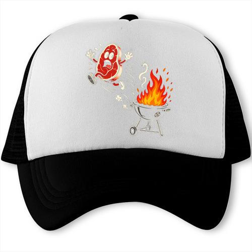 BBQ Dad Grill Barbecue Fathers Day Trucker Cap - BBQ Dad Merch