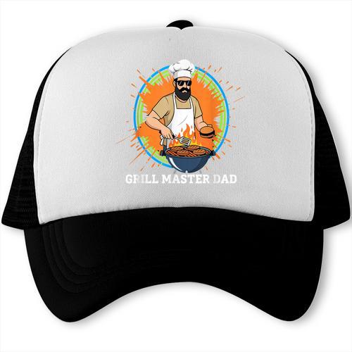 BBQ Dad Grill Master Cook Graphic Trucker Cap - BBQ Dad Merch