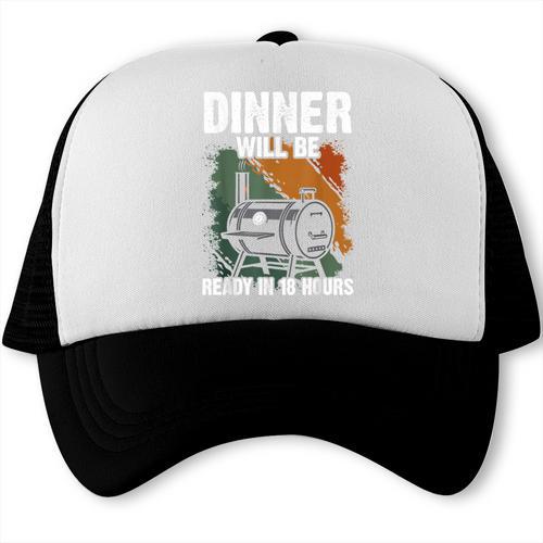 BBQ Dad Smoking Meat Smoker Barbecue Apparel Trucker Cap - BBQ Dad Merch