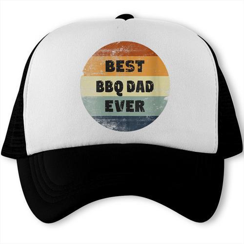 Women's BBQ Dad Best BBQ Dad Ever Trucker Cap - BBQ Dad Merch