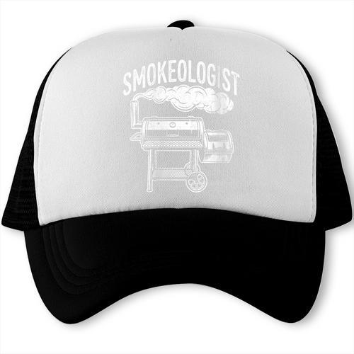 Women's Smokeologist Pitmaster BBQ Dad Smoker Grilling Trucker Cap - BBQ Dad Merch