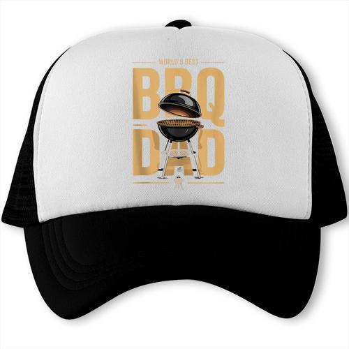 World's Best BBQ Dad Barbecue Sleeveless Trucker Cap - BBQ Dad Merch
