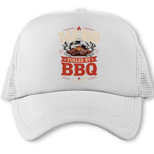 BBQ Dad Dad BOD Fueled By BBQ Premium Tri-Blend Trucker Cap - BBQ Dad Merch
