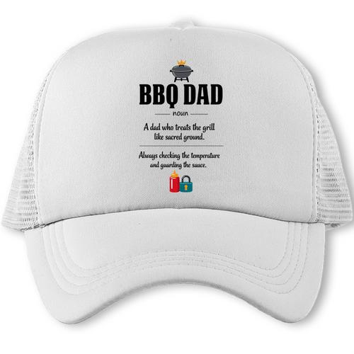 BBQ Dad Definition Fathers Day Men Premium Tri-Blend Trucker Cap - BBQ Dad Merch