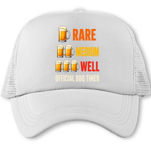 BBQ Dad Grill Barbecue Griller Premium Tri-Blend Trucker Cap - BBQ Dad Merch