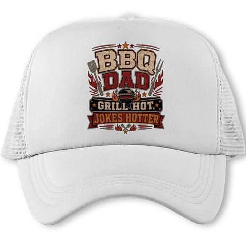 BBQ Dad Grill Hot Jokes Husband Birthday Fathers Day Comfort Colors Crop Top Trucker Cap - BBQ Dad Merch