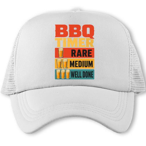 BBQ Dad Griller Weekend Barbecue Premium Tri-Blend Trucker Cap - BBQ Dad Merch