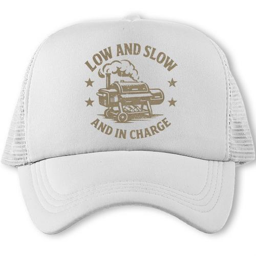 BBQ Dad Low And Slow Smoker Father's Day Pitmaster Trucker Cap - BBQ Dad Merch