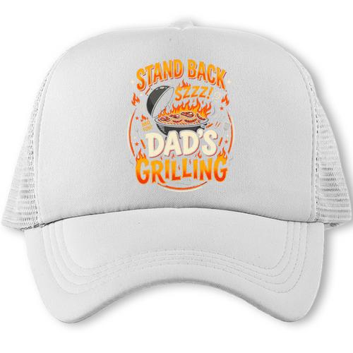 BBQ Dad Outdoor Cook Smoker Backyard Grill King Premium Tri-Blend Trucker Cap - BBQ Dad Merch