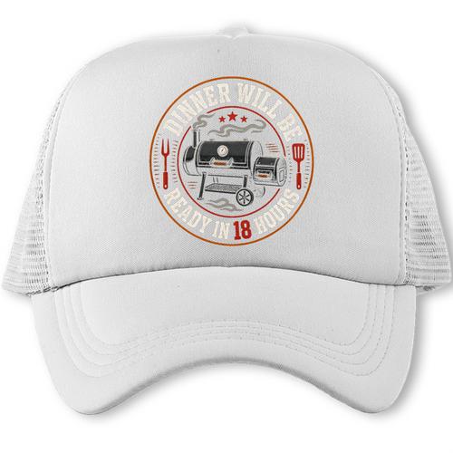 BBQ Dad Smoking Meat Smoker Barbecue Dad Comfort Colors Crop Top Trucker Cap - BBQ Dad Merch