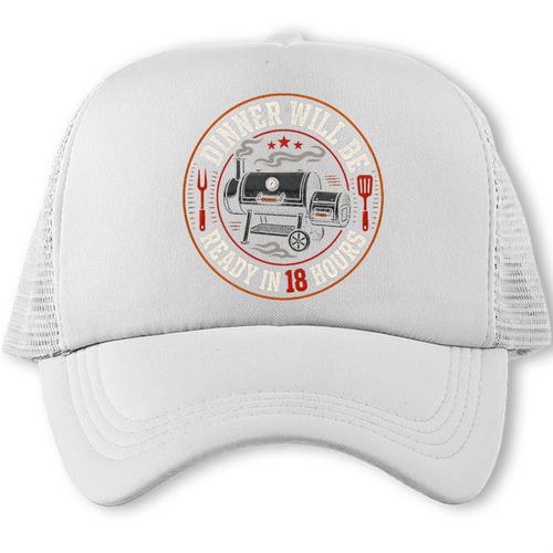 BBQ Dad Smoking Meat Smoker Barbecue Dad Premium Tri-Blend Trucker Cap - BBQ Dad Merch