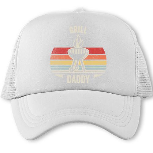 Grill Daddy BBQ Dad Retro Vintage Grilling Graphic Performance Trucker Cap - BBQ Dad Merch