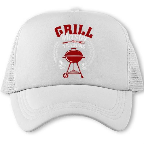 Grilling BBQ Dad For Men Premium Tri-Blend Trucker Cap - BBQ Dad Merch