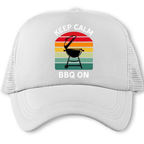 Grilling Master BBQ Daddy Dad Birthday Performance Trucker Cap - BBQ Dad Merch
